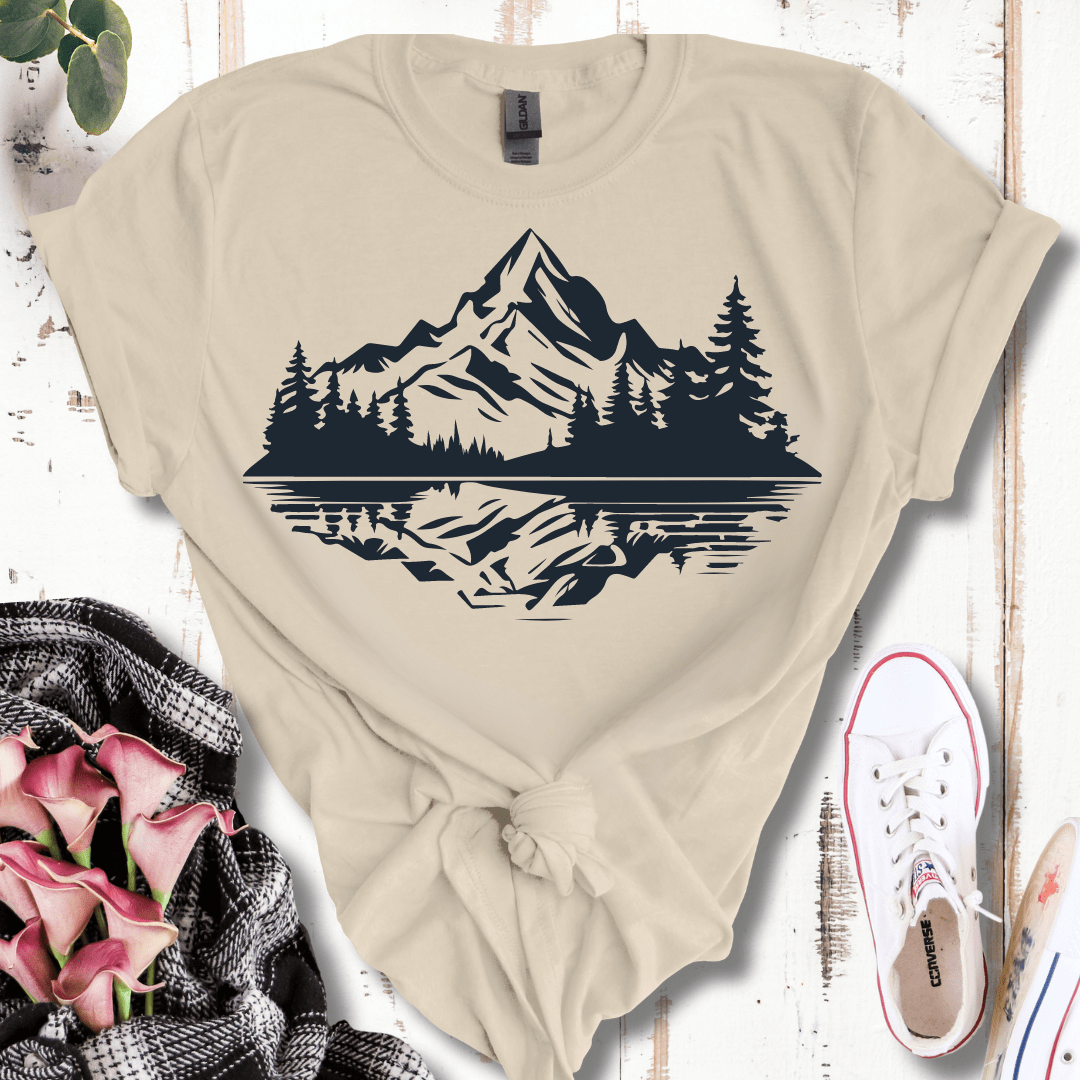 Mountain Mirror Silhouette T-Shirt