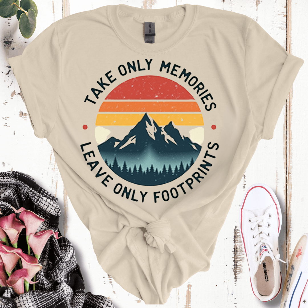 Take Only Memories Leave Only Footprints T-Shirt