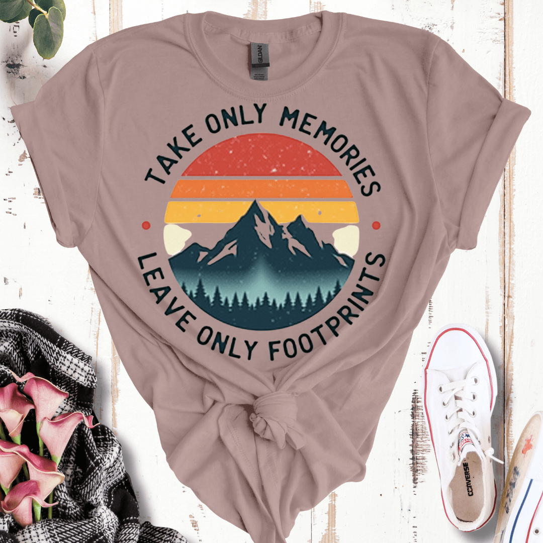 Take Only Memories Leave Only Footprints T-Shirt