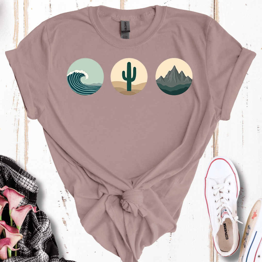 Sea Desert Mountain T-Shirt