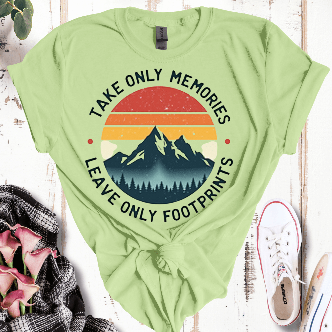 Take Only Memories Leave Only Footprints T-Shirt