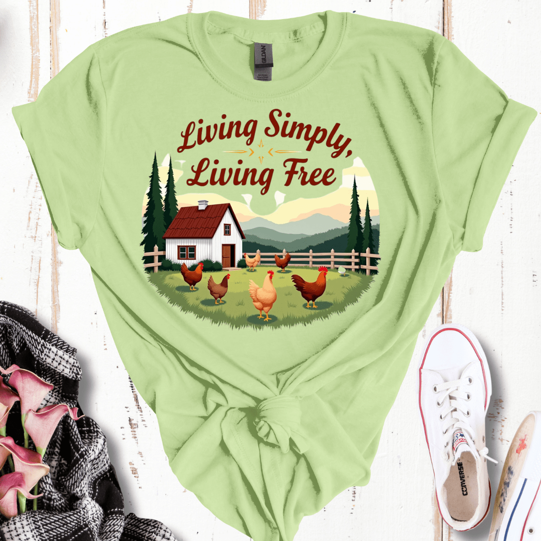 Living Simply, Living Free T-Shirt