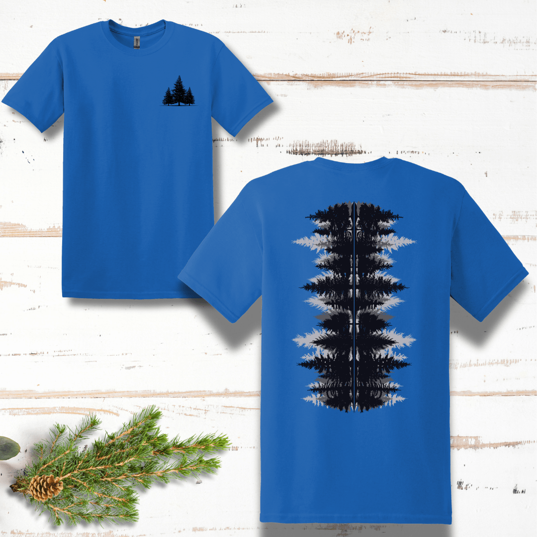 Pine Forest Back Design T-Shirt