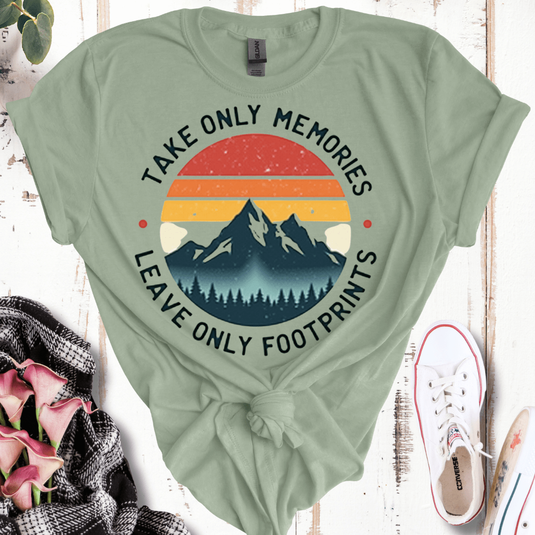 Take Only Memories Leave Only Footprints T-Shirt