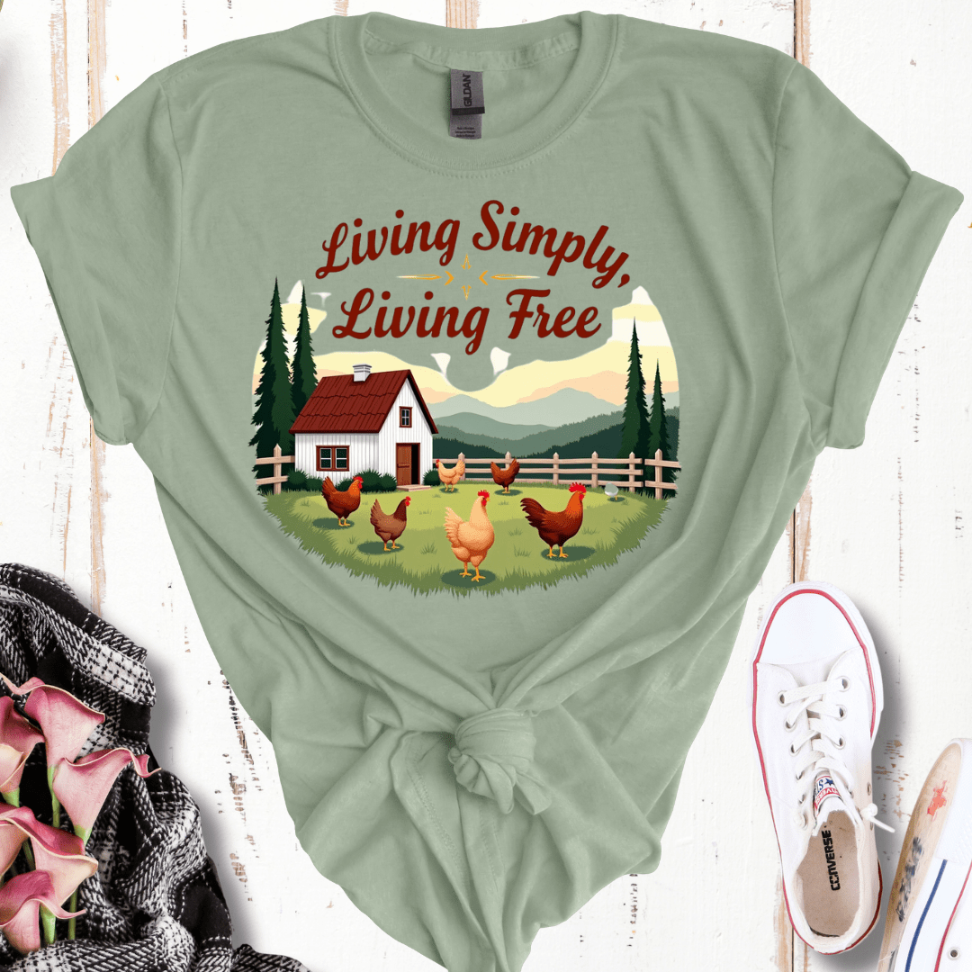 Living Simply, Living Free T-Shirt