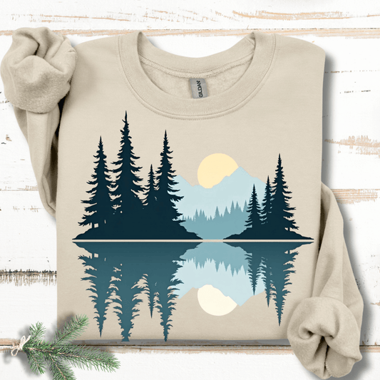 Mountain Mirror Lake Sweatshirt