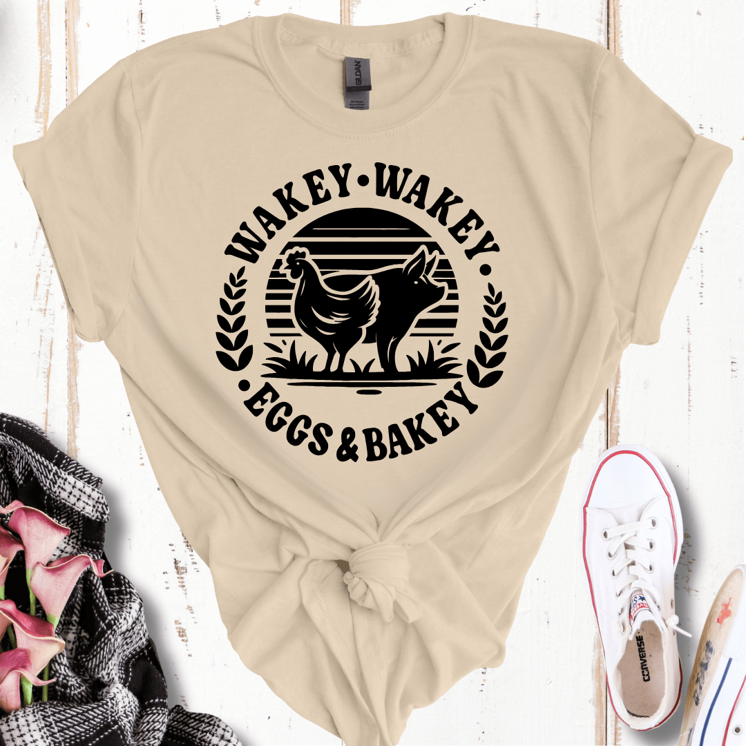 Wakey Wakey Eggs and Bakey T-Shirt