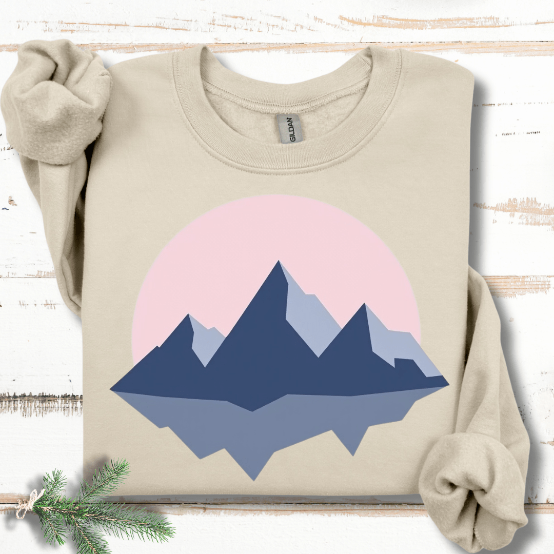 Pastel Mountain Sunrise Sweatshirt