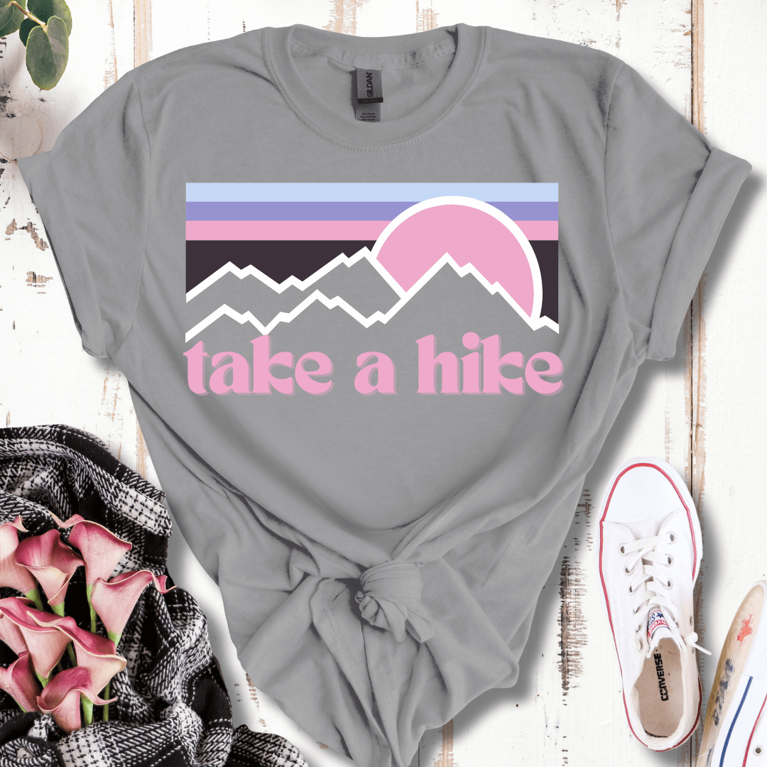 Pastel Retro Take a Hike T-Shirt