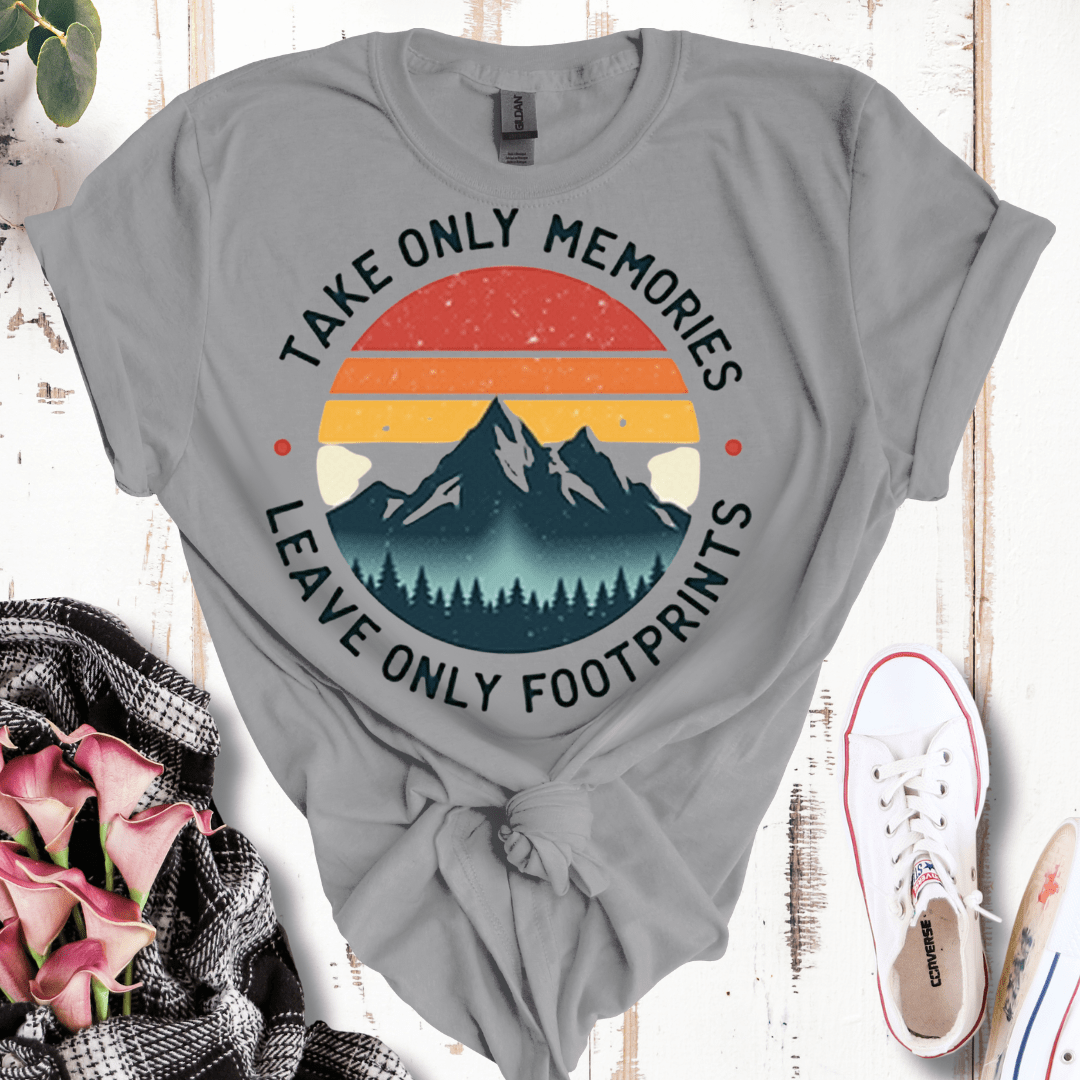 Take Only Memories Leave Only Footprints T-Shirt