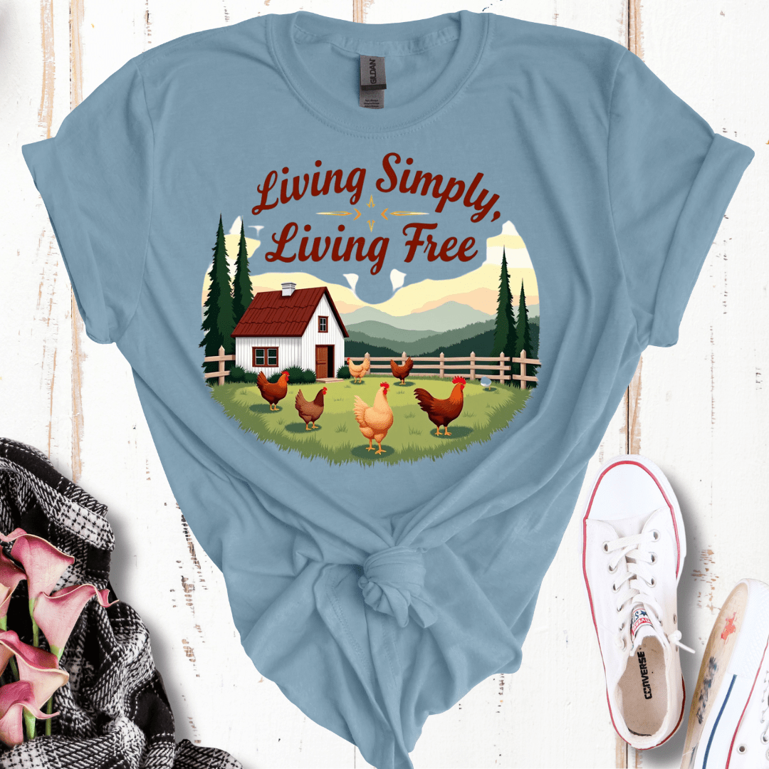 Living Simply, Living Free T-Shirt