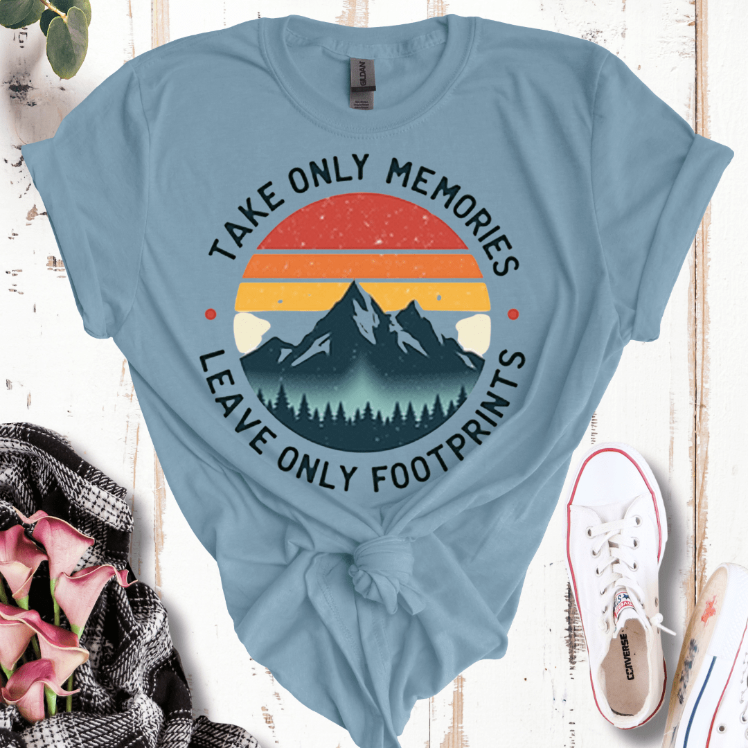 Take Only Memories Leave Only Footprints T-Shirt