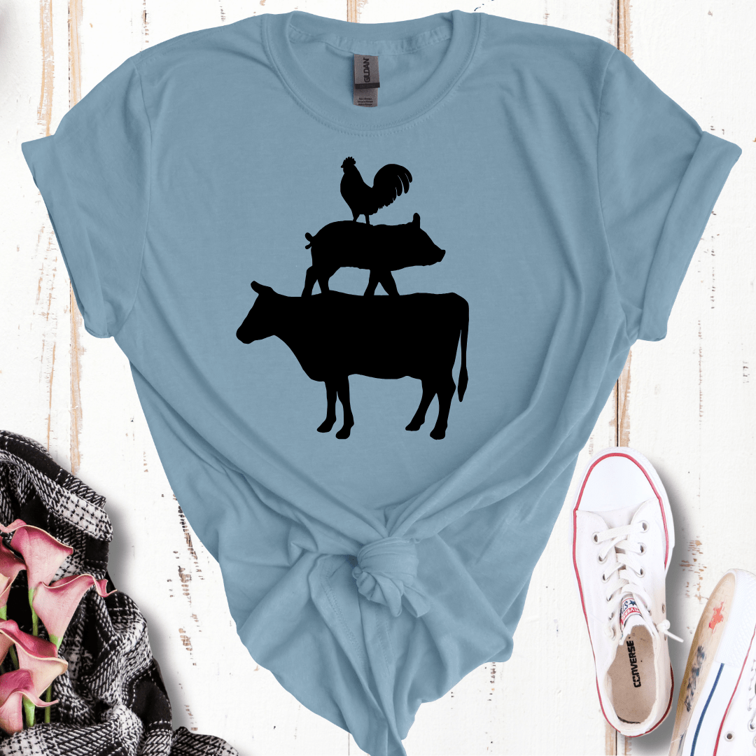 Farm Animal Silhouette T-Shirt