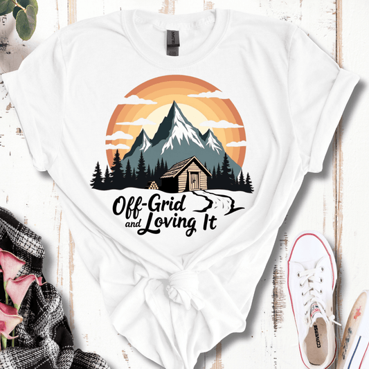 Off-Grid and Loving It T-Shirt