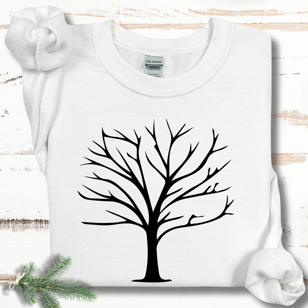 Winter Tree Silhouette Sweatshirt