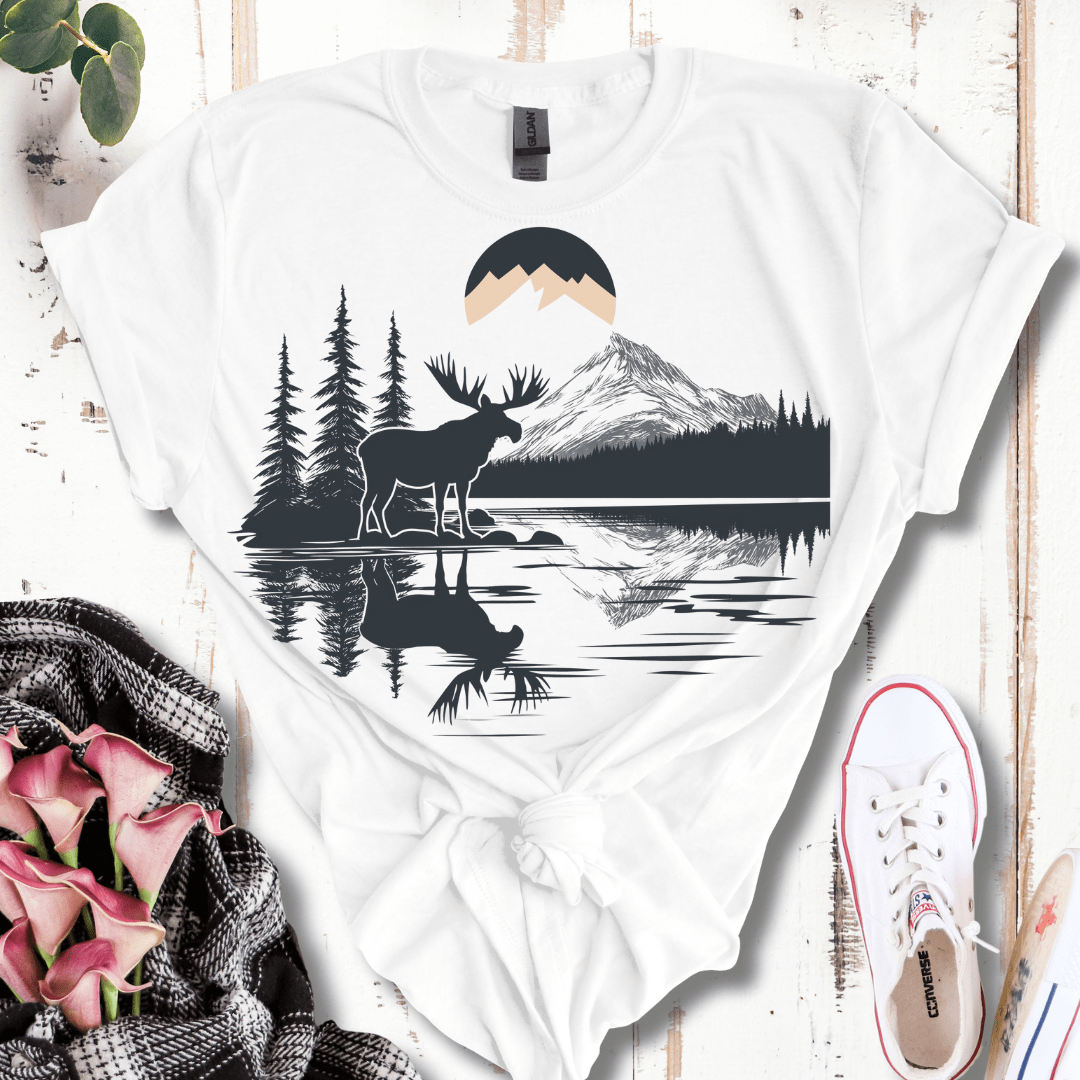 Moose Mountain Reflection T-Shirt