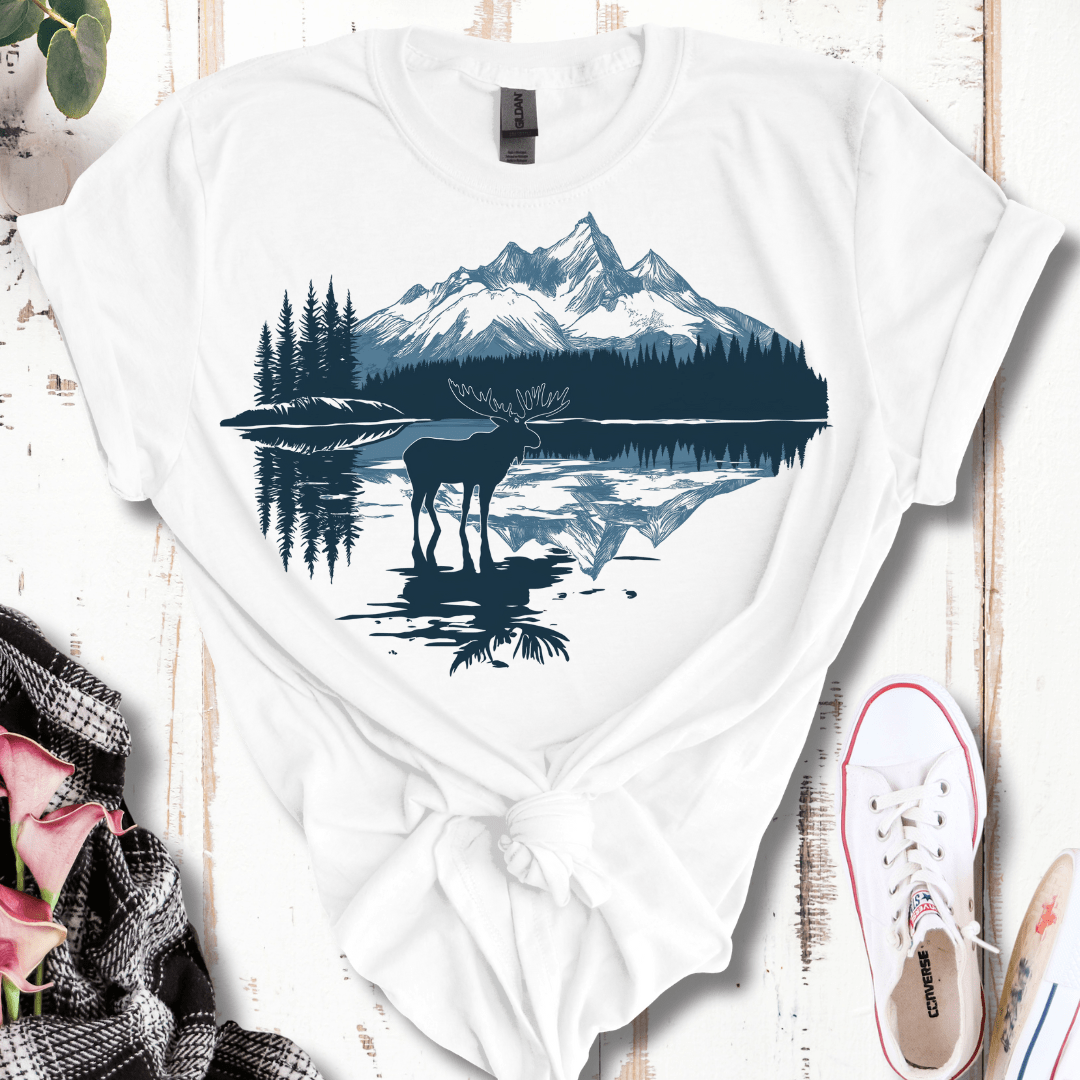 Moose Glass Lake T-Shirt