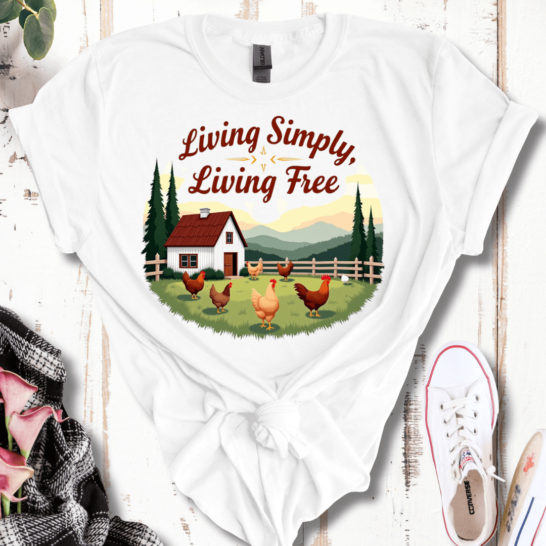 Living Simply, Living Free T-Shirt