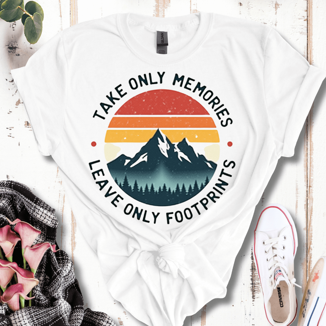 Take Only Memories Leave Only Footprints T-Shirt