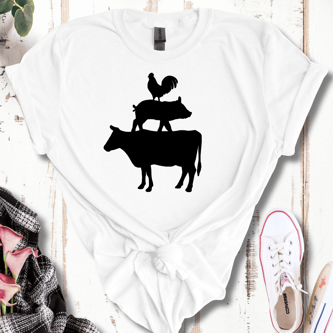 Farm Animal Silhouette T-Shirt