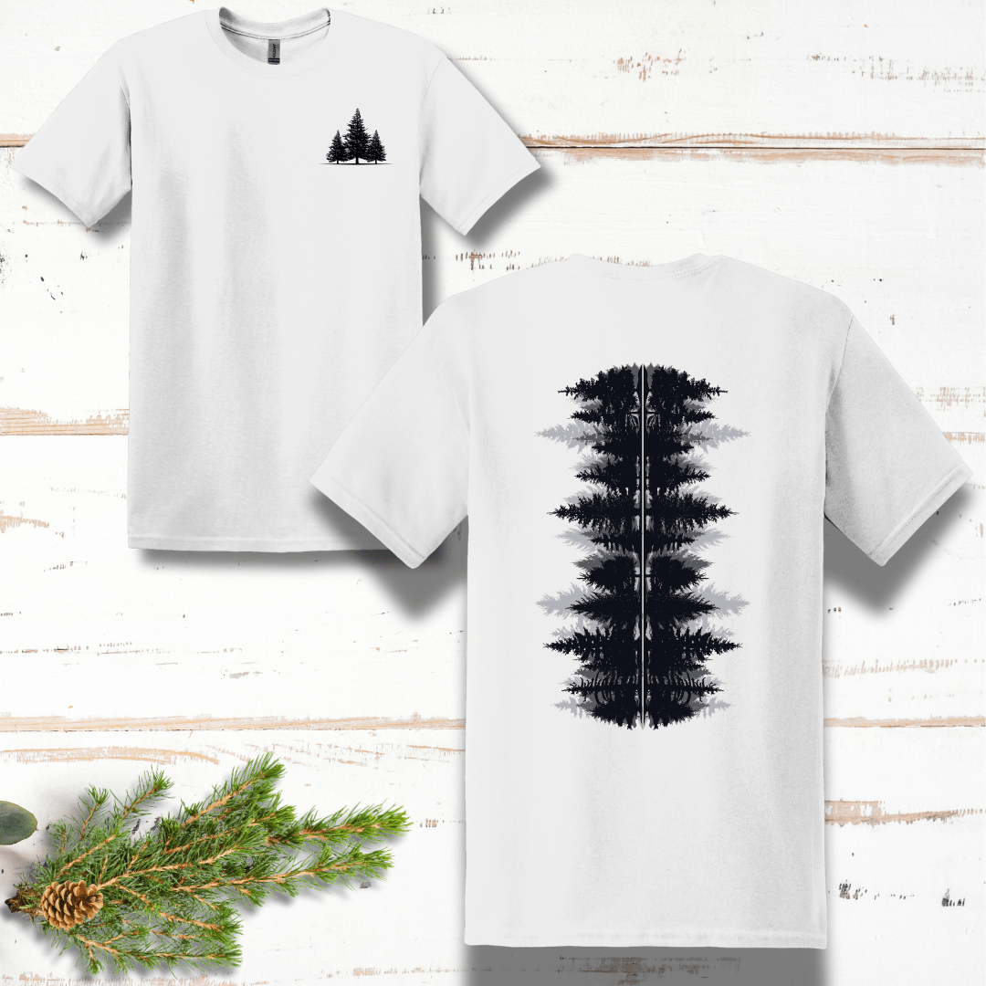 Pine Forest Back Design T-Shirt