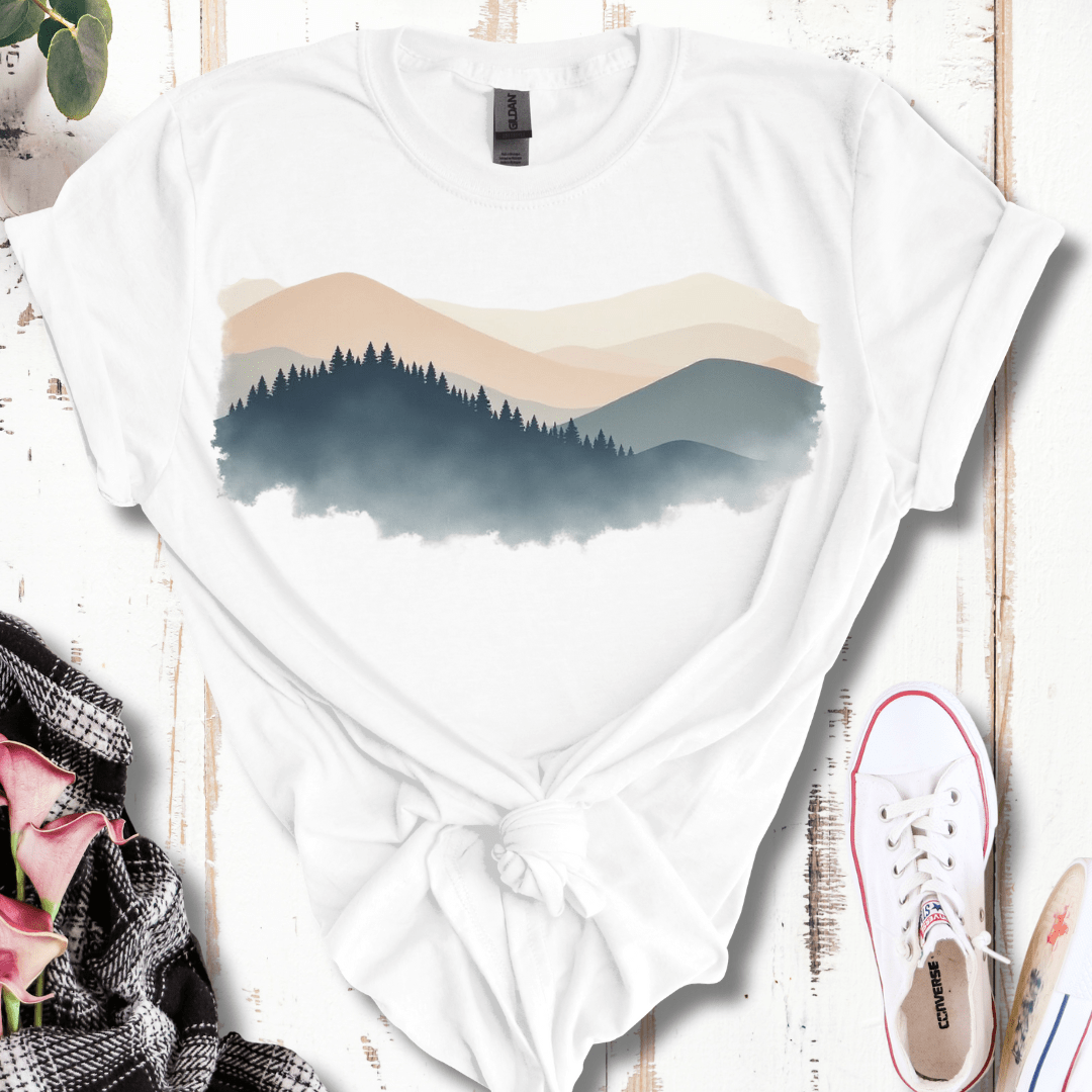 Water Color Moutains T-Shirt