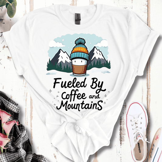 Fueled By Coffee and Mountains T-Shirt