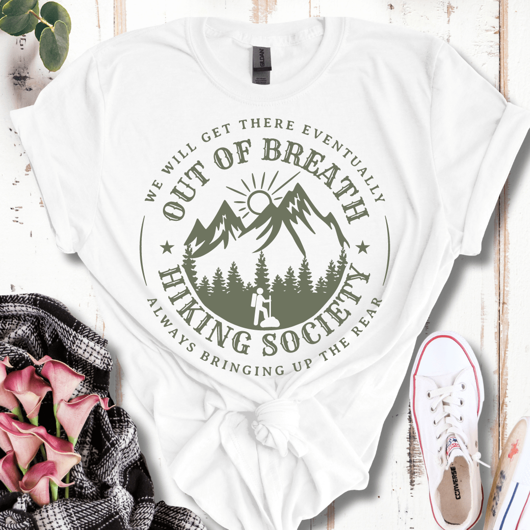 Out of Breath Hiking Club, Bringing Up the Rear T- Shirt