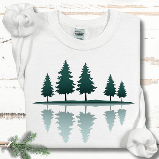 Minimalist Timber Reflection Sweatshirt