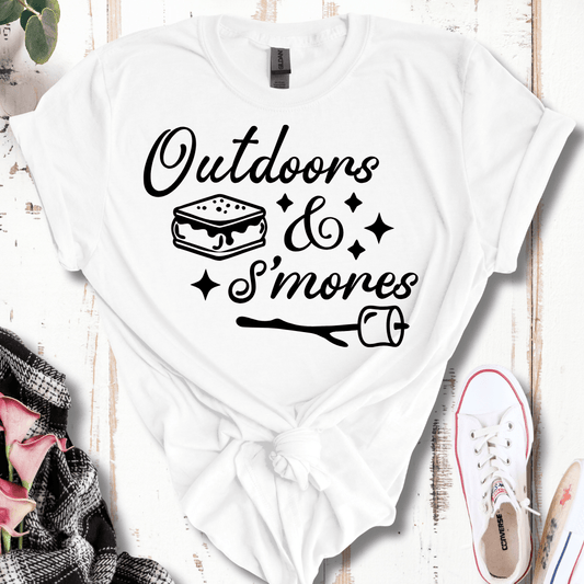 Outdoors & S'mores T-Shirt