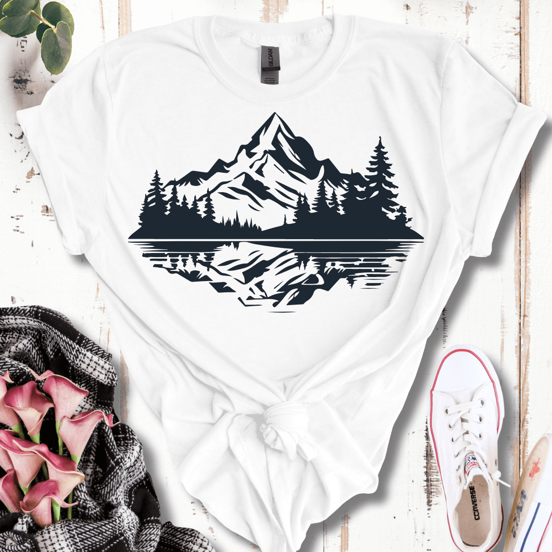 Mountain Mirror Silhouette T-Shirt